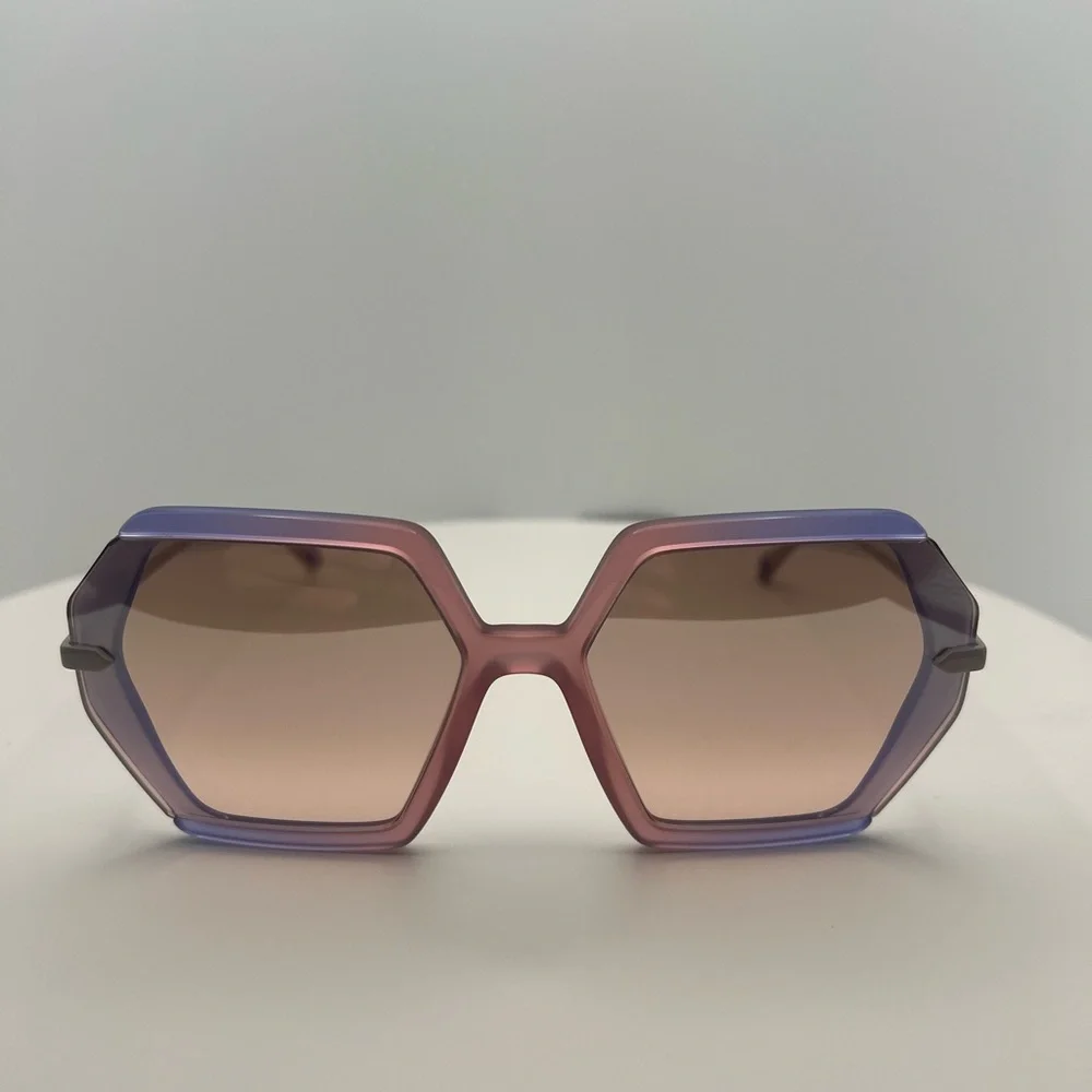 Bulgari Women's Sunglasses in Pink and Purple - Picture 4 of 6